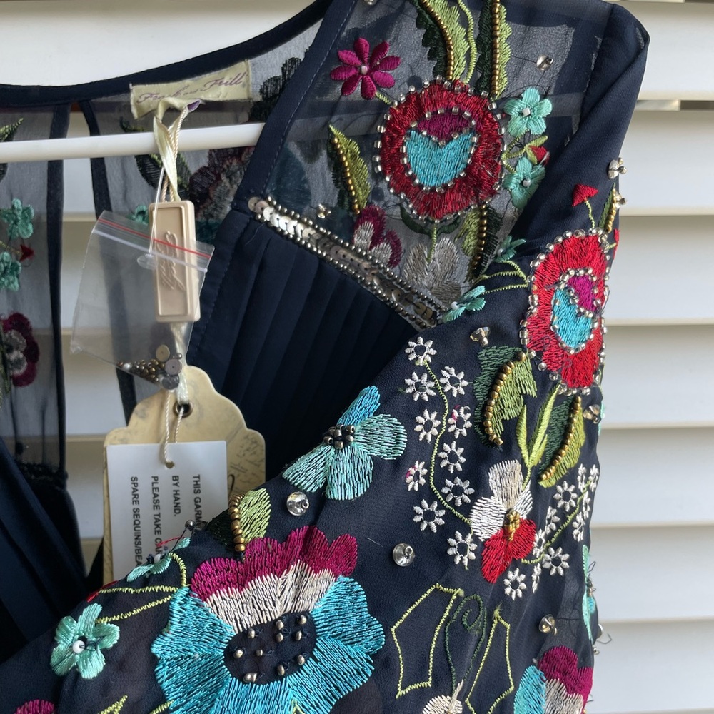 Frock and Frill sequin hand embellished dress